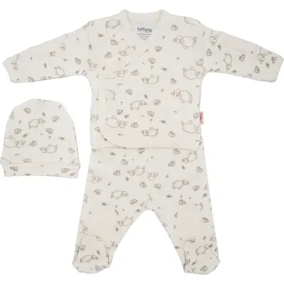 Tiffany Çocuk Zıbın Takımı 3lü Lamb Organik Theme