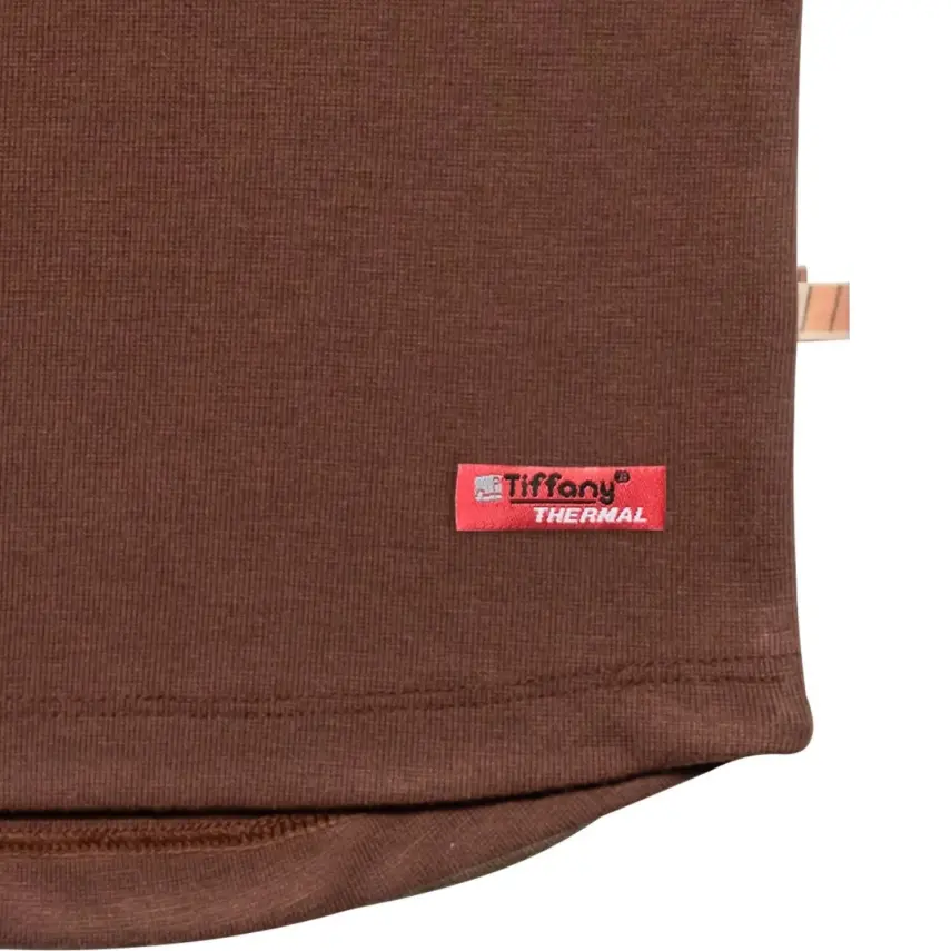 Tiffany Erkek Termal Pijama Takımı Kahverengi - 14