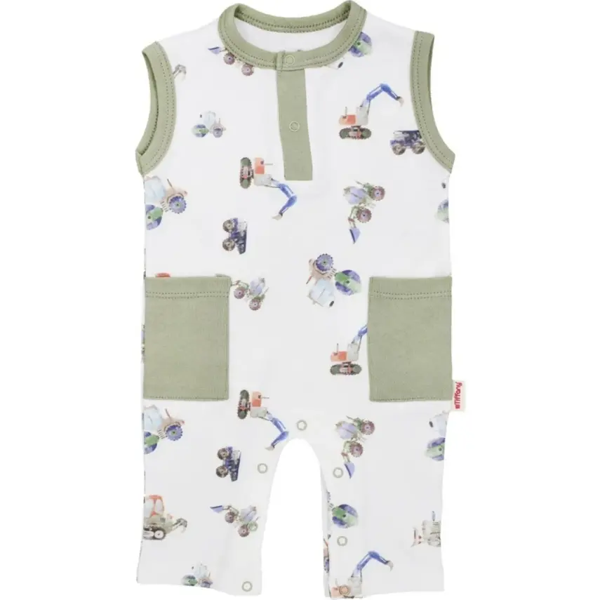 Tiffany Erkek Tulum Atlet Work Machine Theme - 1