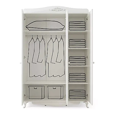 Tiffany Jolie Dolap 3 Kapılı - 5