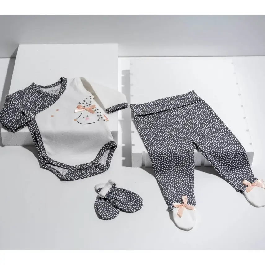 Tiffany Kız Zıbın Takımı Eyelash Girl Theme - 1