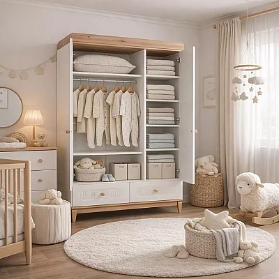 Tiffany Nice Dolap 3 Kapılı