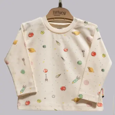 Tiffany Organik 2li Bebek Takım Space Theme Unisex - 9