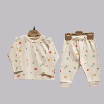 Tiffany Organik 2li Bebek Takım Space Theme Unisex - 7