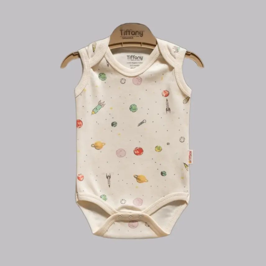 Tiffany Organik Bebek Body Atlet Space Theme Unisex - 3