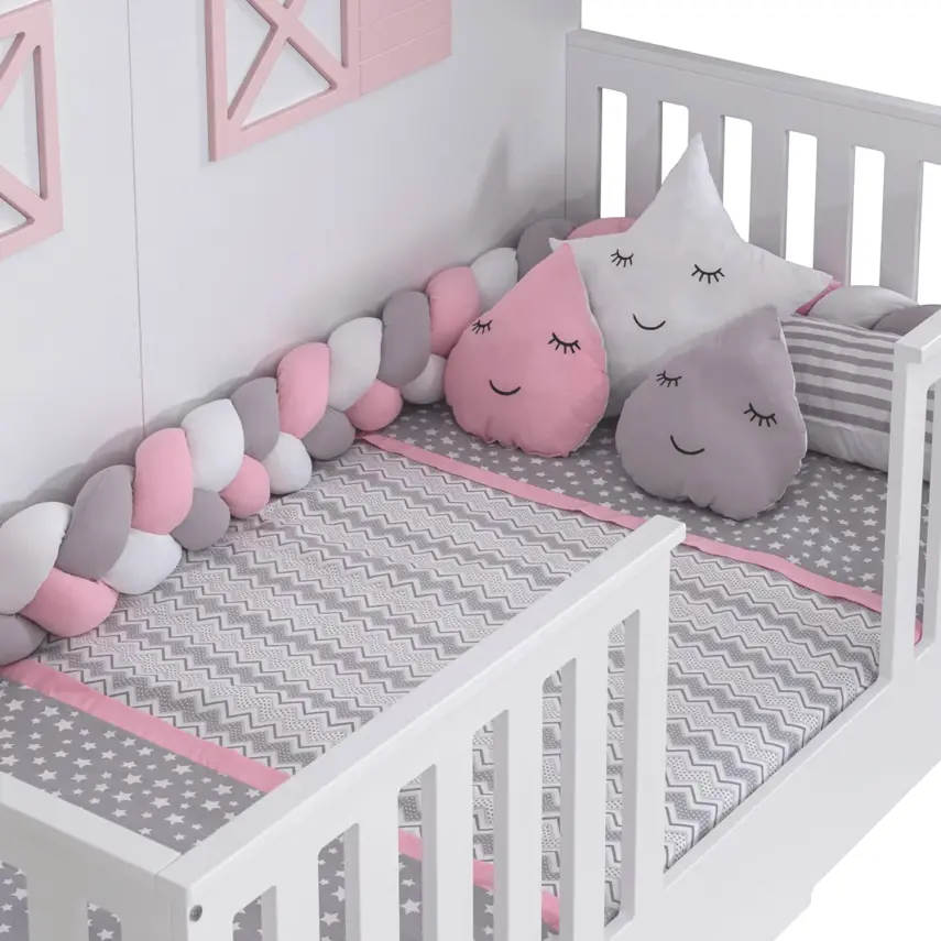 Tiffany Satürn Montessori Kenar Koruma Ve Örgü Seti Pembe - 1