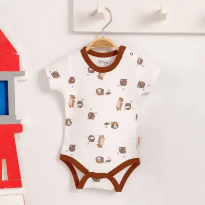 Tiffany Unisex Body Kısa Kol Honey Bear - 3