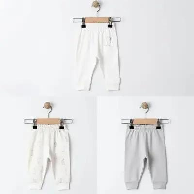 Tiffany Unisex Pantolon Patiksiz 3lü Rabbit Theme (1)