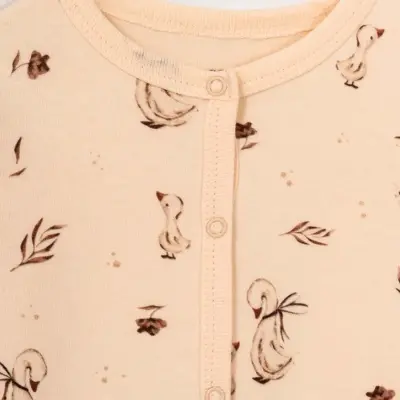 Tiffany Unisex Tulum Patikli Organik Theme Mother Swan - 2