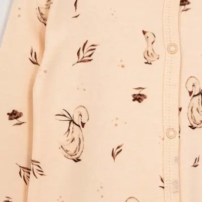 Tiffany Unisex Tulum Patikli Organik Theme Mother Swan - 3