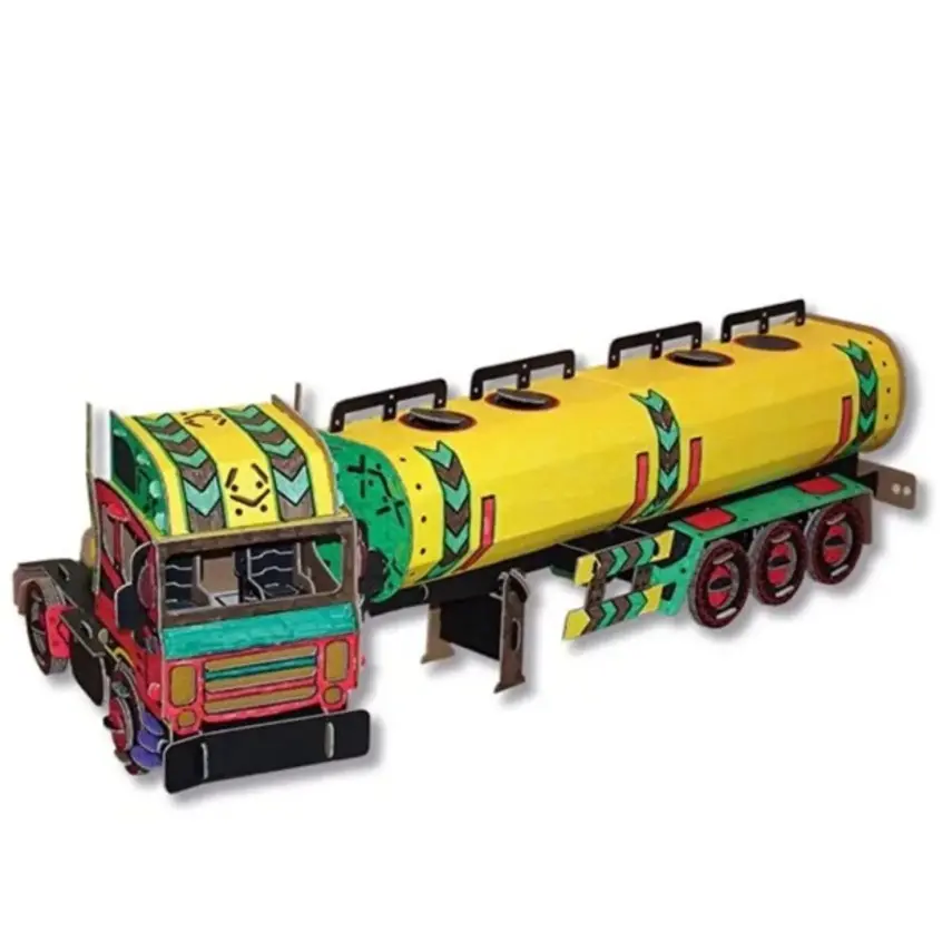 Todo 3D Boyanabiliir Benzin Tankeri - 3