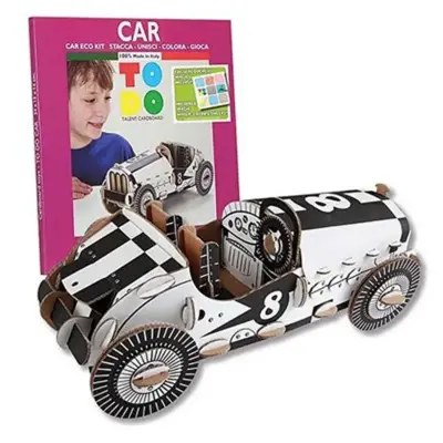 Todo 3D Boyanabilir Vıntage Yarış Arabası