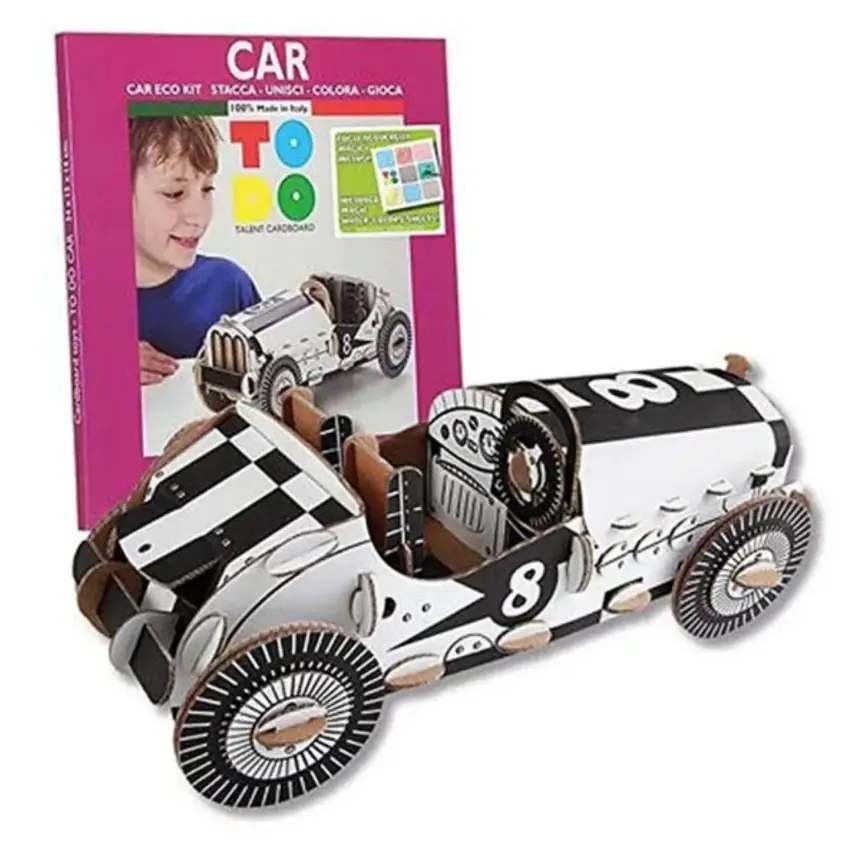 Todo 3D Boyanabilir Vıntage Yarış Arabası - 1