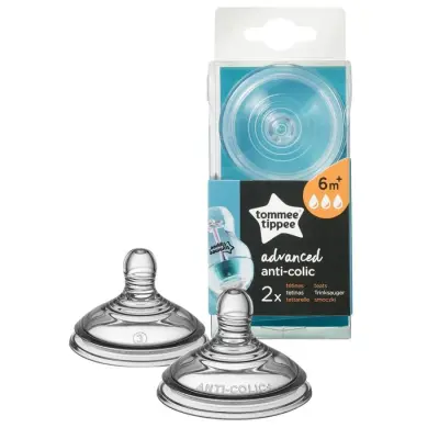 Tommee Tippee Gelişmiş Antikolik Biberon Emziği 2li Hızlı Akış (1)