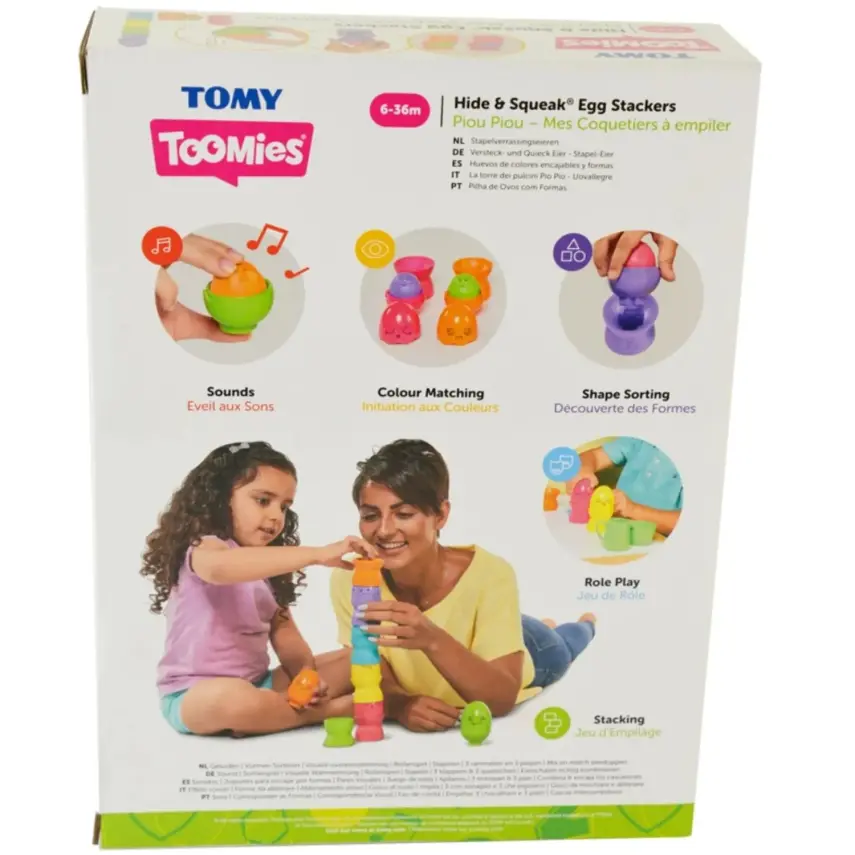 Tomy Yeni Saklambaçlı Yumurta Kule Seti  - 5