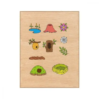 Toptoys Bil Bakalım Kim Nerede Yaşar Eşleştime Puzzle 19x25 Cm