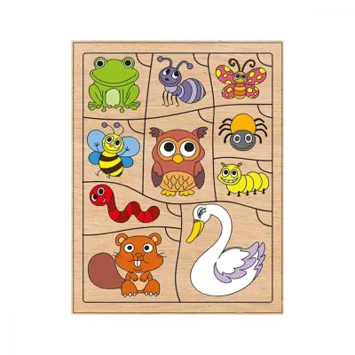 Toptoys Bil Bakalım Kim Nerede Yaşar Eşleştime Puzzle 19x25 Cm (1)