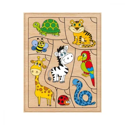 Toptoys Bil Bakalım Kime Ait Hayvanlar Eşleştime Puzzle 19x25 Cm (1)
