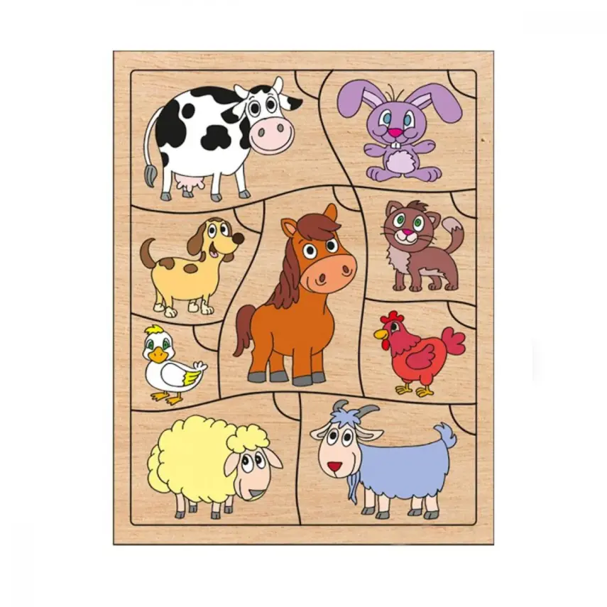 Toptoys Bil Bakalım Kimin Yavrusu Eşleştime Puzzle 19x25 Cm - 2