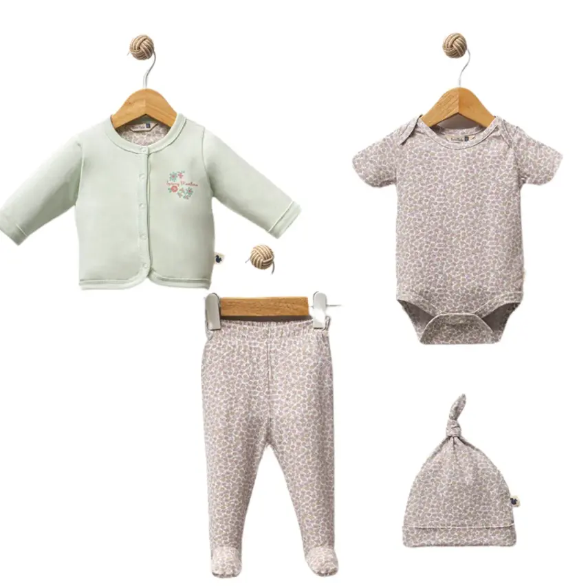 Totstale Hastane Çıkışı 10lu Fall Floral Yeşil - 2