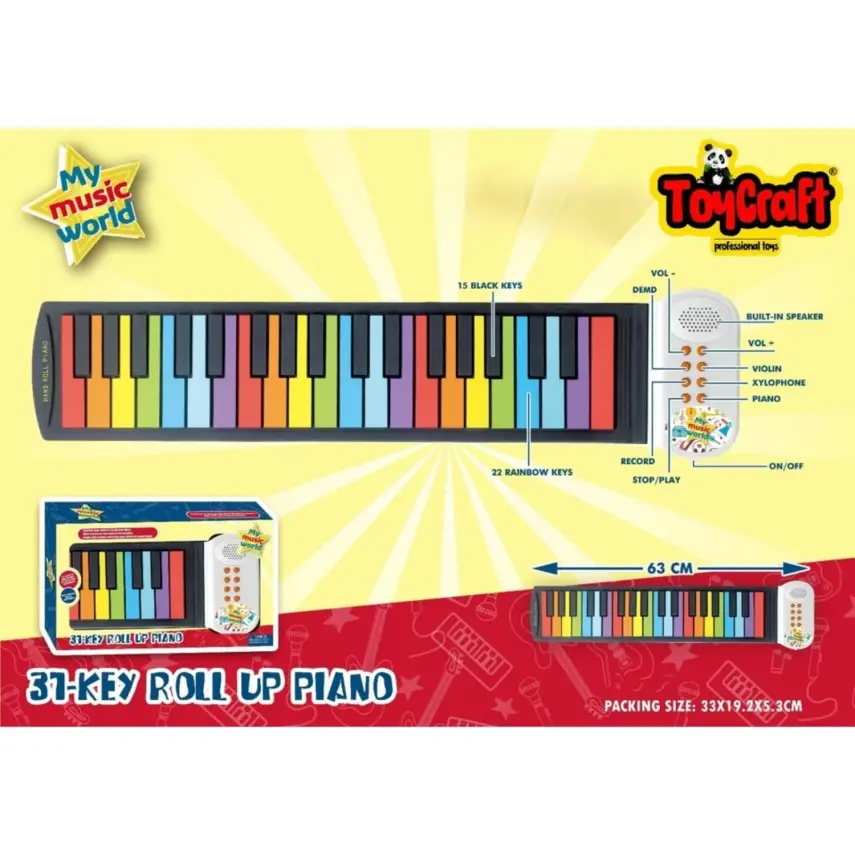 Toycraft 27 Tuşlu Katnalabilir Silikon Org - 1