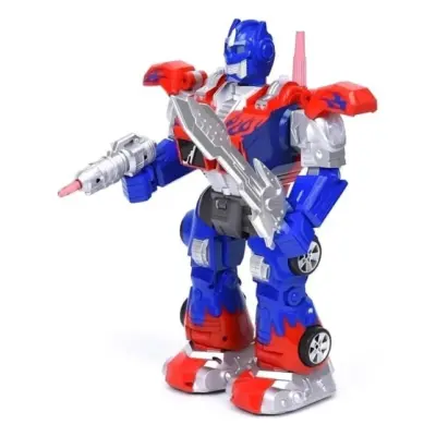 Toycraft Uzaktan Kumandalı Sünger Atarlı Yürüyen Dev Smart Robot (1)