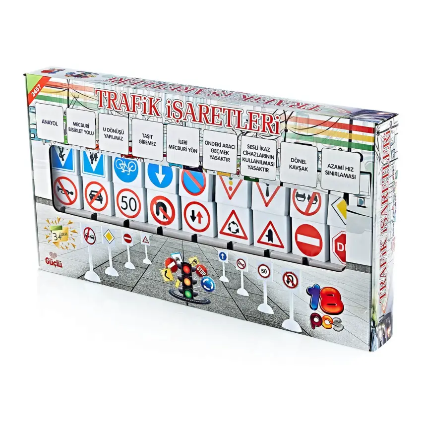 Trafik İşaretleri 18 Parça - 1