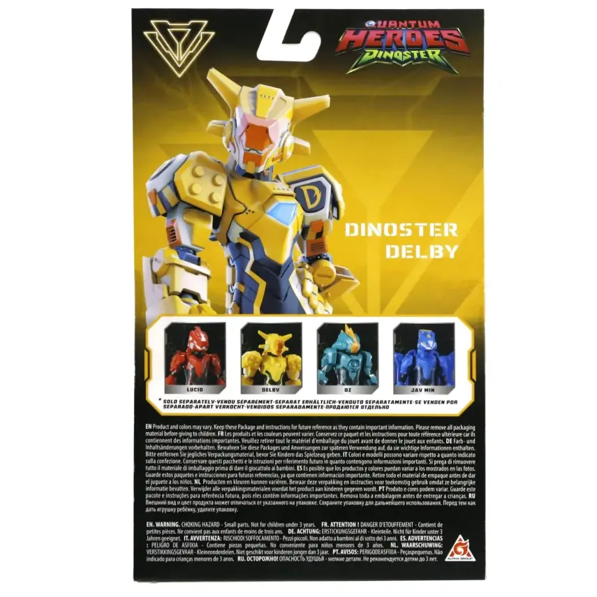 Transformer Dinoster Delby 16 Cm - 6