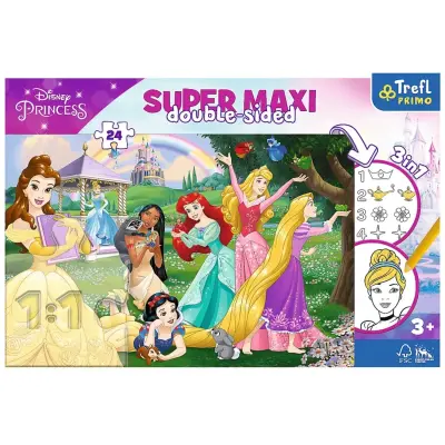 Trefl 24 Parça Puzzle Süper Maxi Princess  (1)