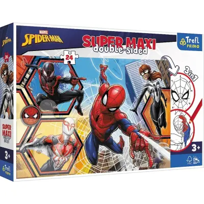 Trefl 24 Parça Puzzle Süper Maxi Spiderman