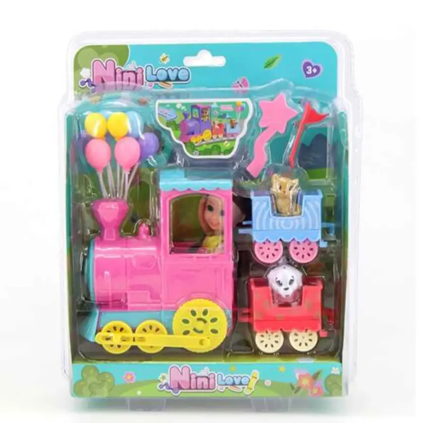 Trenli Balonlu Mini Bebek - 1