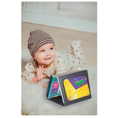 Tummy Time Karın Üstü Aktiviteli Aynalı Zeka Kartı - 3