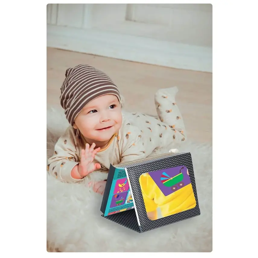 Tummy Time Karın Üstü Aktiviteli Aynalı Zeka Kartı - 3