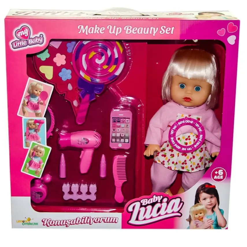 Türkçe Müzikli Bebek Makyaj Setli - 1