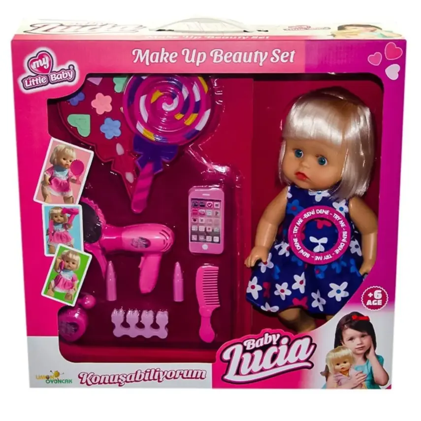 Türkçe Müzikli Bebek Makyaj Setli - 3