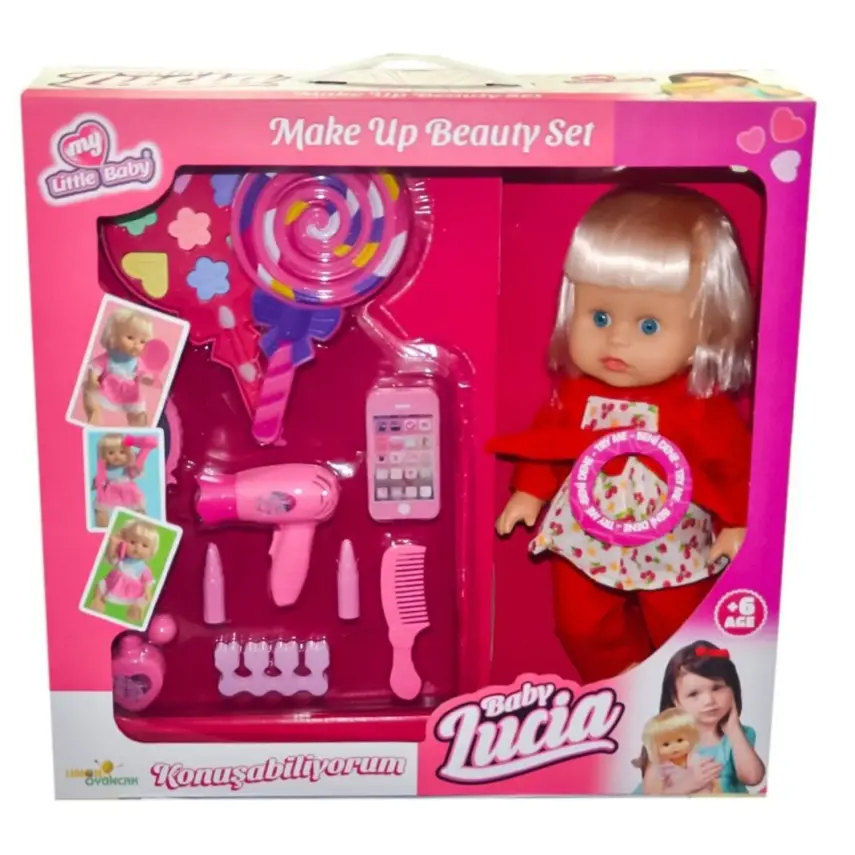 Türkçe Müzikli Bebek Makyaj Setli - 2