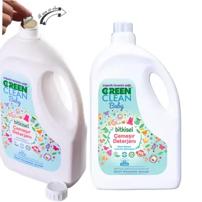U Green Clean Baby Bitkisel Sıvı Çamaşır Deterjanı 2750 ml (1)