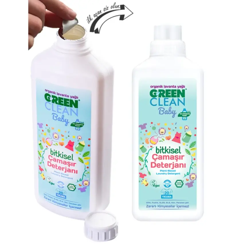 U Green Clean Baby Sıvı Çamaşır Deterjanı 1 lt - 4