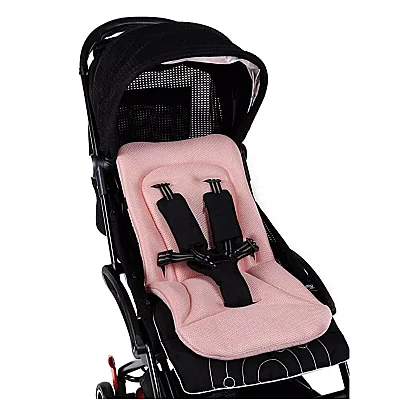 Ubeybi 4 Mevsim Çift Taraflı 3D Puset Minderi Pembe - 5