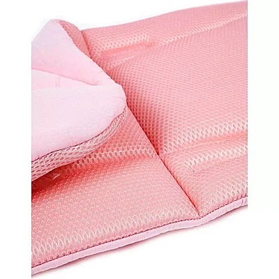 Ubeybi 4 Mevsim Çift Taraflı 3D Puset Minderi Pembe - 7