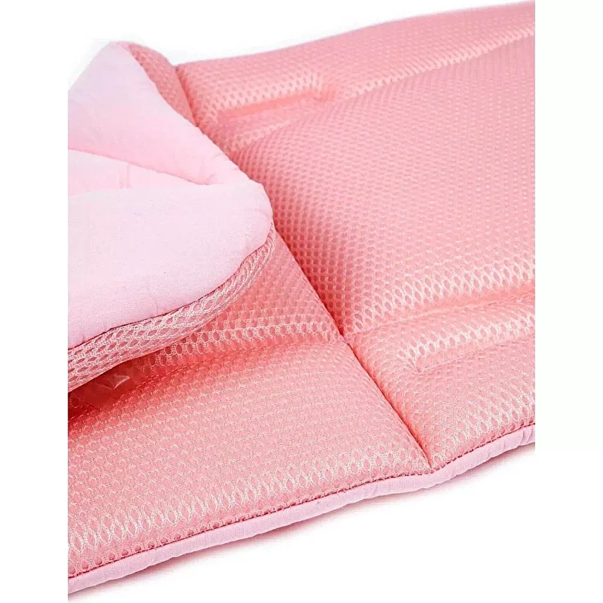 Ubeybi 4 Mevsim Çift Taraflı 3D Puset Minderi Pembe - 7