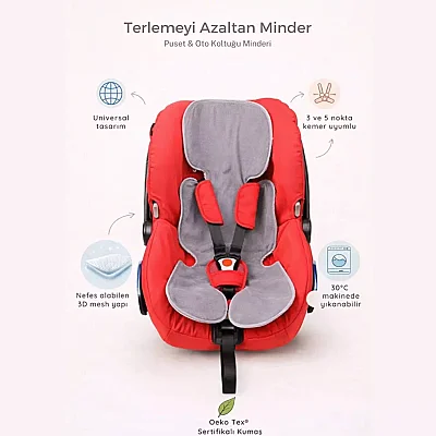 Ubeybi Pamuklu Ana Kucağı Kılıfı Turna Kuşu - 7