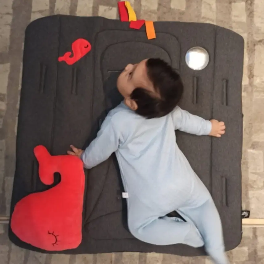 Ubeybi Bebek Seyahat ve Oyun Matı 6in1 - 7