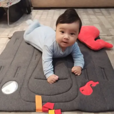 Ubeybi Bebek Seyahat ve Oyun Matı 6in1 - 9