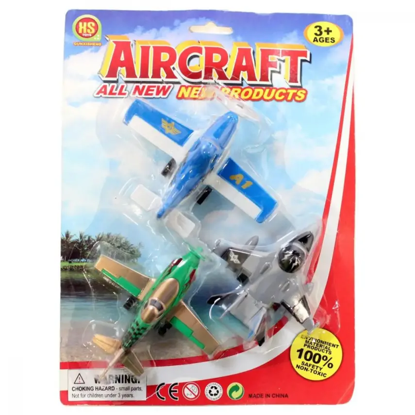 Uçak Mini 3'lü Kartela  - 1
