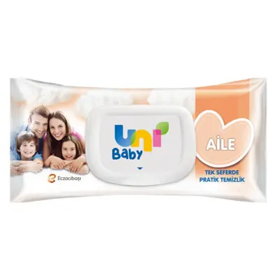Uni Baby Aile Islak Mendil 90 Yaprak (1)