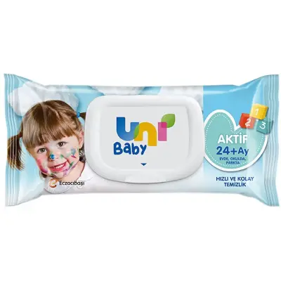 Uni Baby Aktif Islak Mendil 12x52li - 6