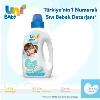 Uni Baby Bebek Çamaşır Deterjanı 3x1500 ml (1)