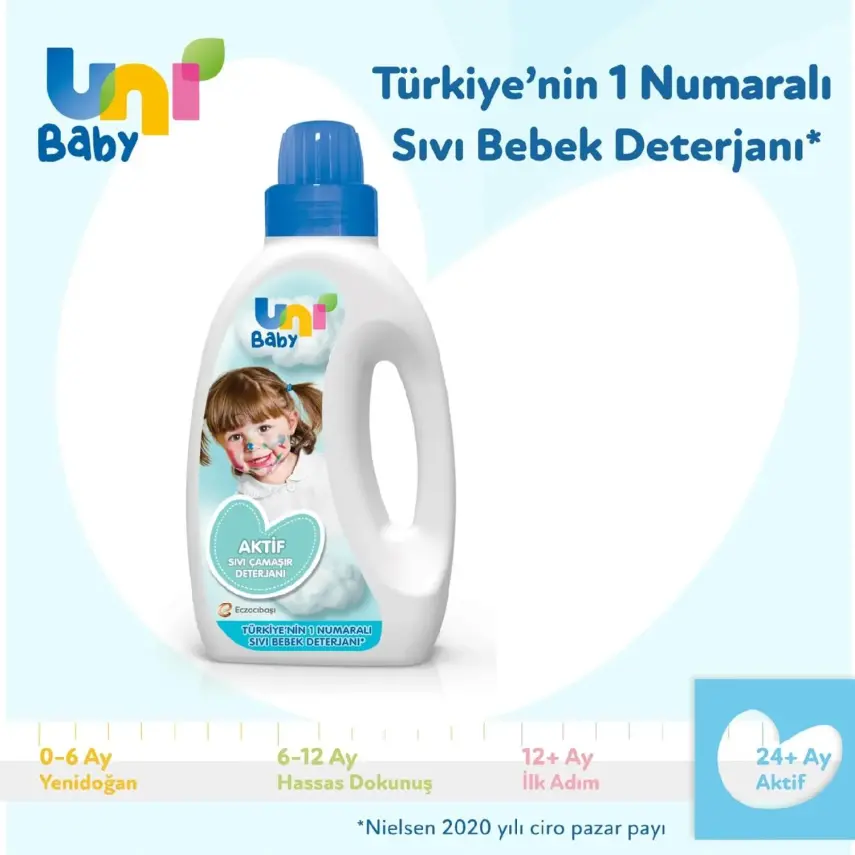 Uni Baby Bebek Çamaşır Deterjanı 3x1500 ml - 2
