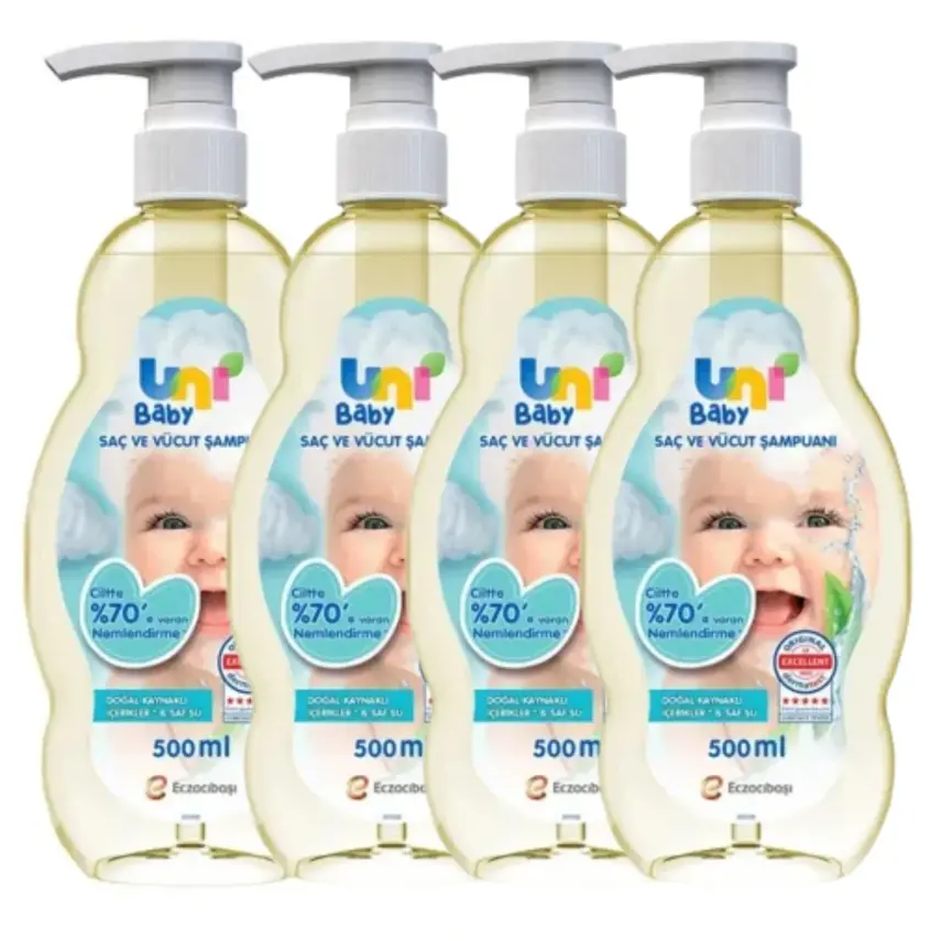 Uni Baby Bebek Şampuanı 500 ml *4 - 1